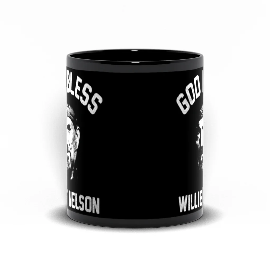 God Bless Willie Nelson 11oz Mug - Image 4